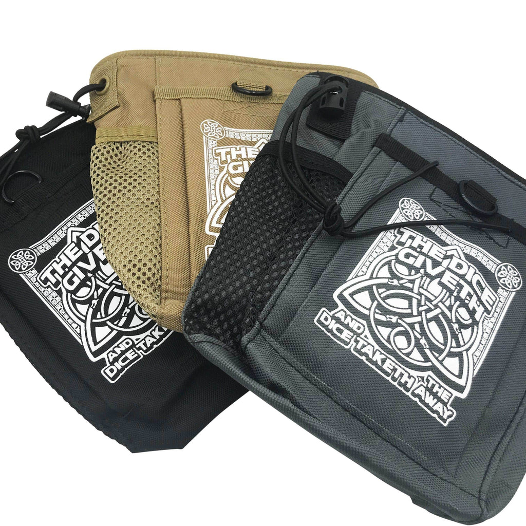 Dice Giveth and Taketh Deluxe Dice Bag - Light Brown