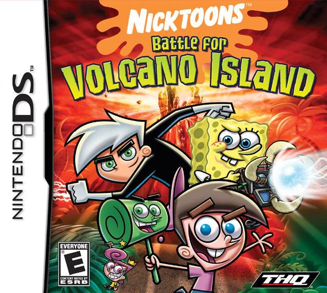 Nicktoons Battle for Volcano Island (Nintendo DS) - Game Manual Only