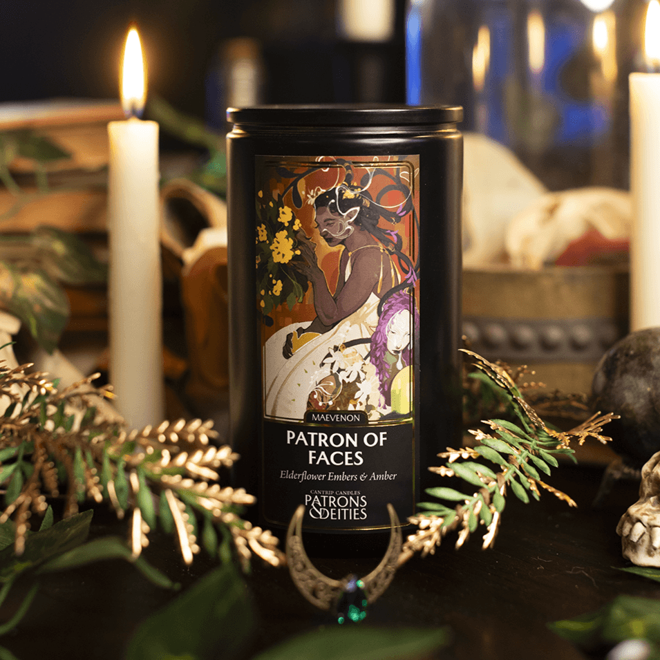 Cantrip Candles - Maevenon, Patron of Faces 16 oz. - 