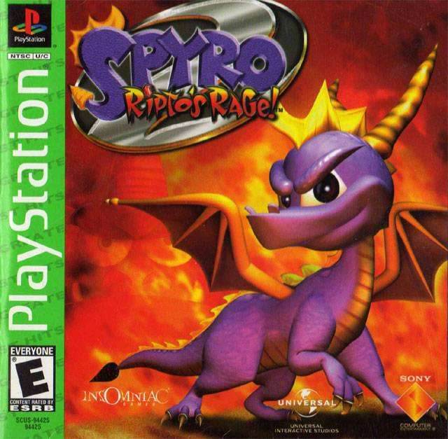 Spyro: Ripto's Rage (Greatest Hits) (Playstation) - Game Manual Only