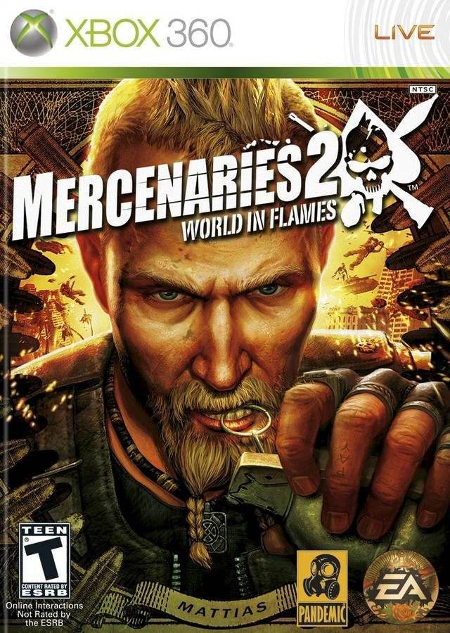 Mercenaries 2: World In Flames (Xbox 360) - Game Manual Only