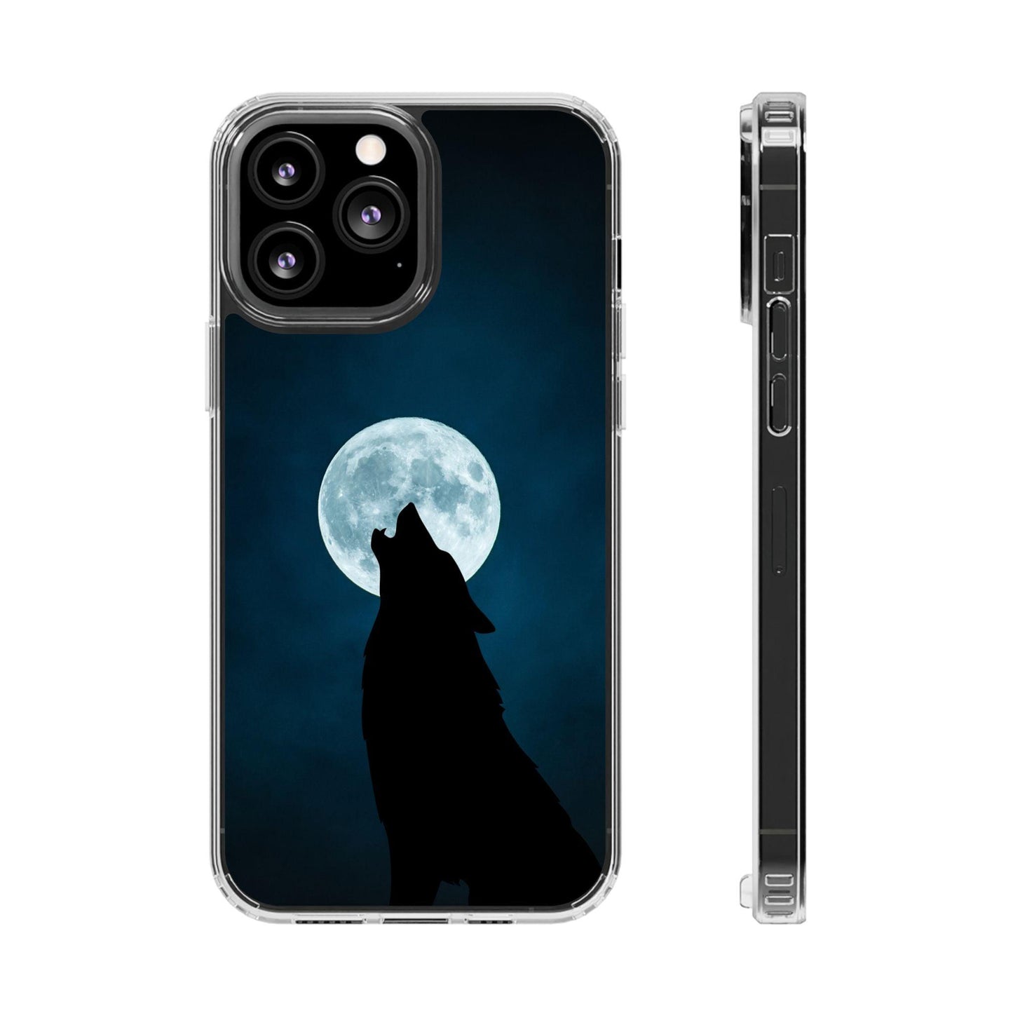 Full Moon and Wolf Clear Cases