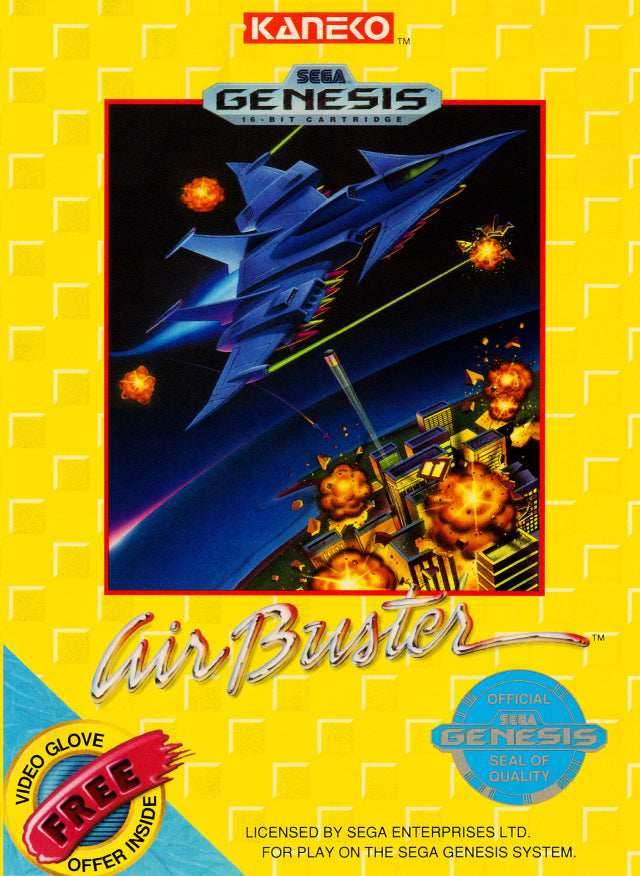 Air Buster (Sega Genesis) - Game Manual Only
