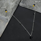 14G 9/16 Pumpkin Black Cat Moon Bats Dangle Halloween Nipple Chain