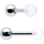 16G 1/4 Glow in Dark Skull Ghost Halloween Cartilage Set of 3