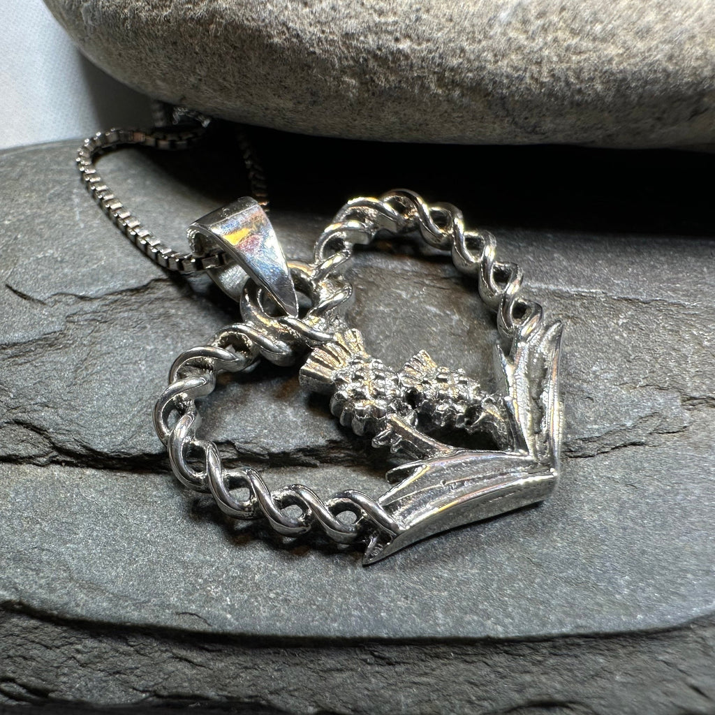 Rose & Thistle Luckenbooth Necklace