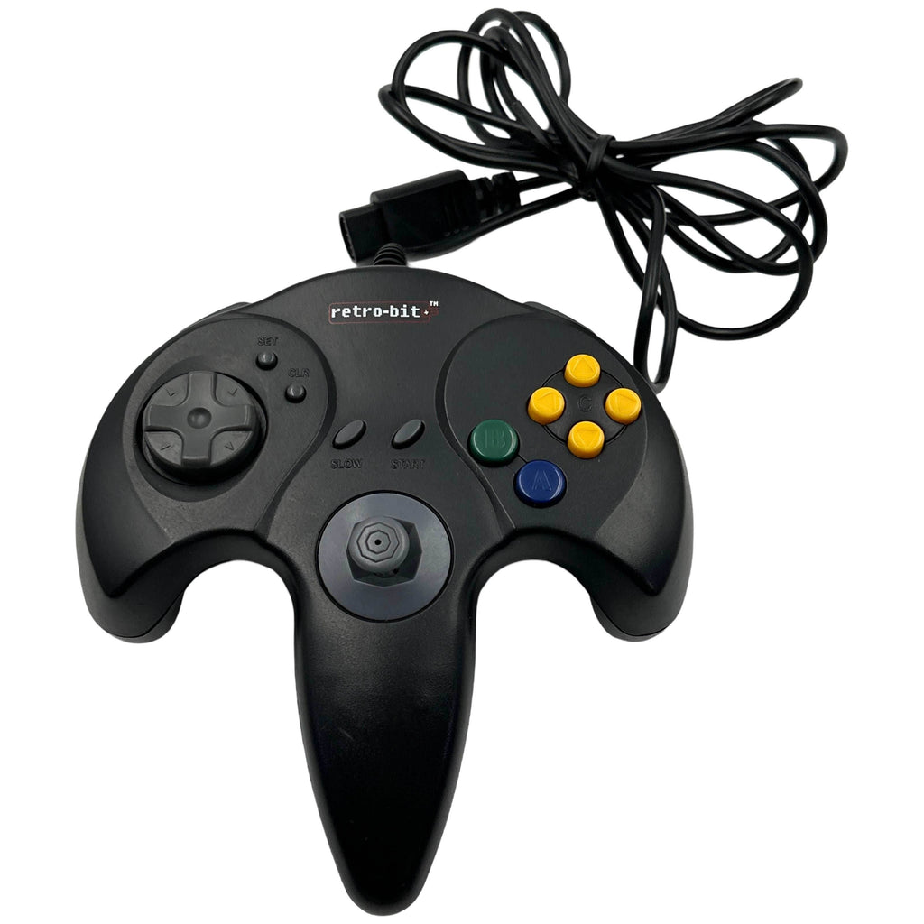 Nintendo 64 Controllers - N64 - (LOOSE) - Retro-Bit (Black) (Official)