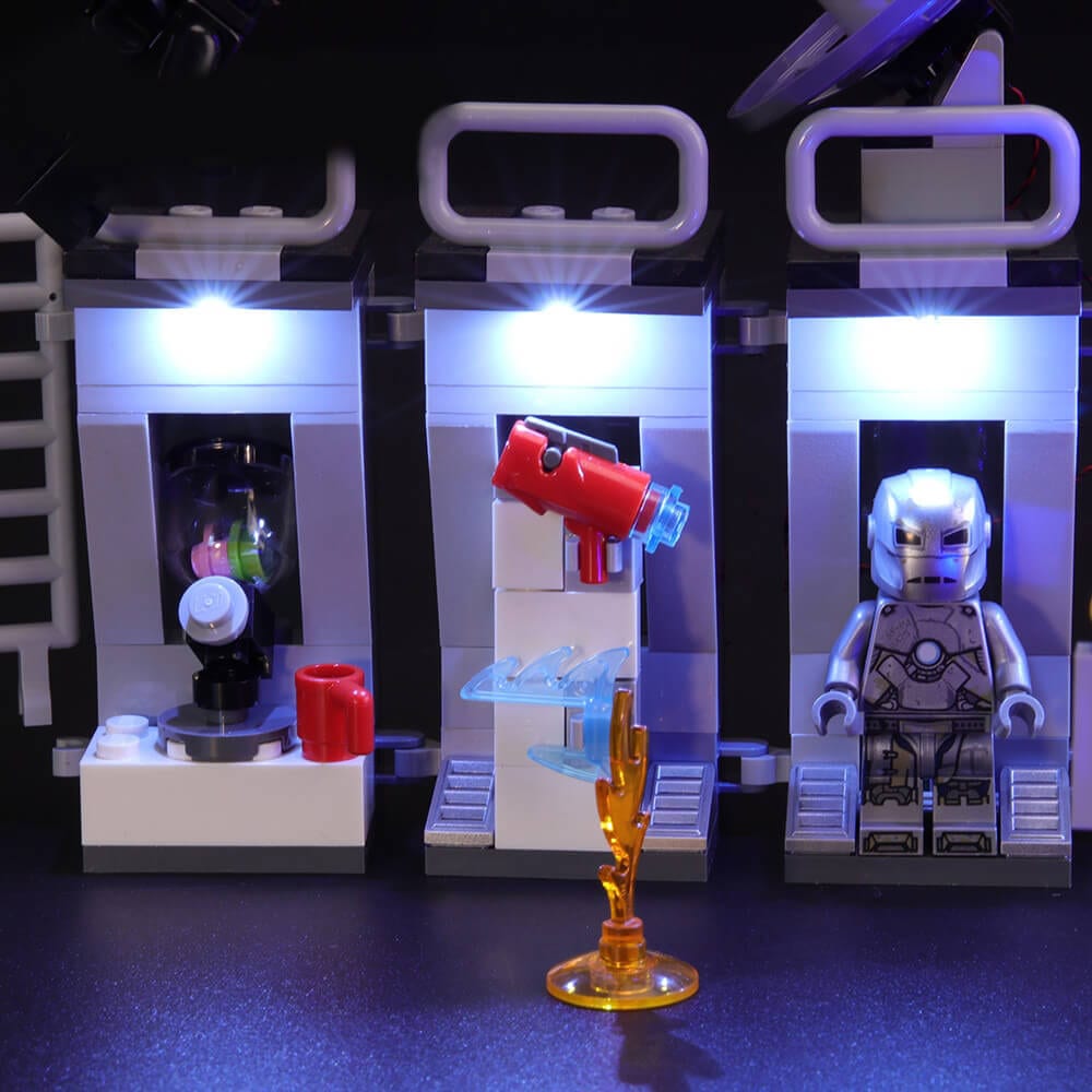 LEGO Tony Stark Armored hall #76125 Light Kit