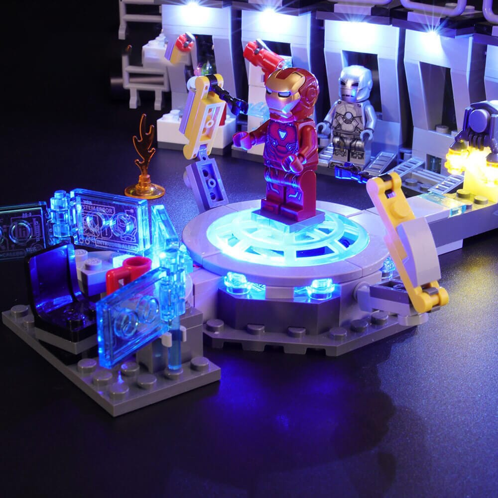 LEGO Tony Stark Armored hall #76125 Light Kit