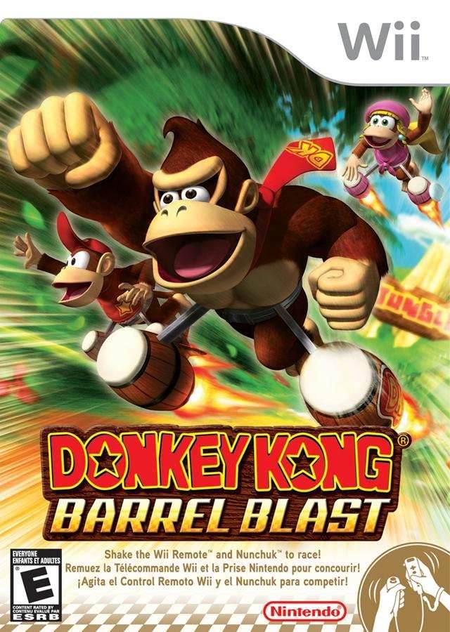 Donkey Kong Barrel Blast (Wii) - Game Manual Only