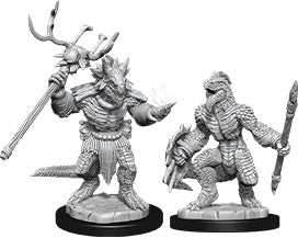 D&D: Nolzur's Marvelous Miniatures - Lizardfolk & Lizardfolk Shaman - 