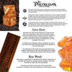 Polynesian Lava Glass Dice Set