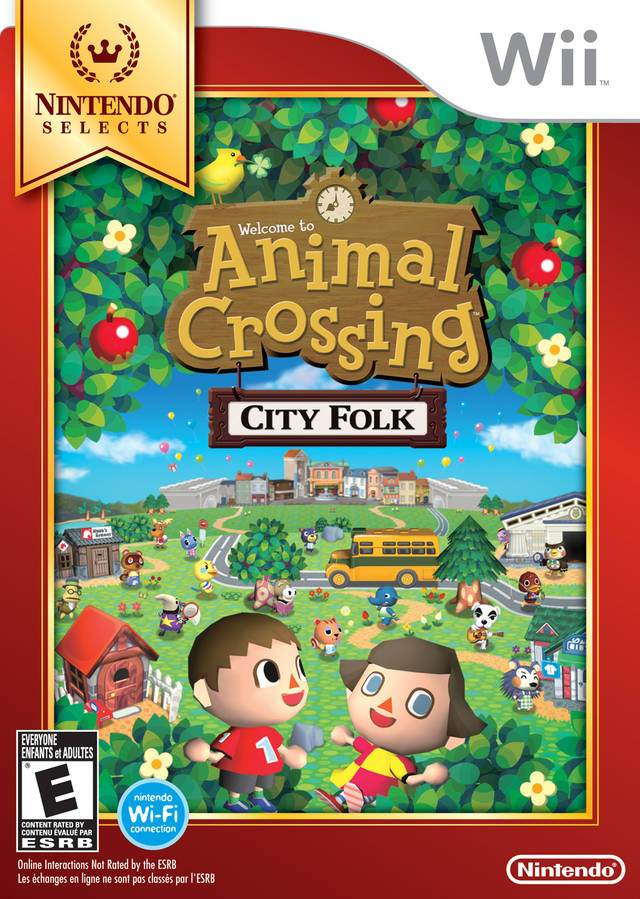 Animal Crossing City Folk: Nintendo Selects (Wii) - Game Manual Only