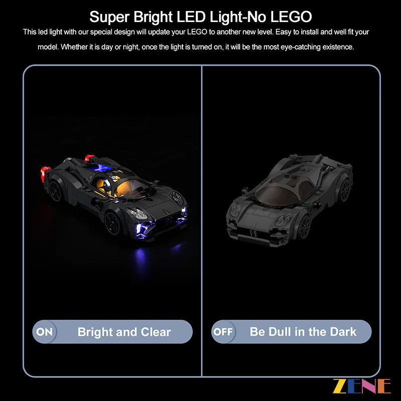 LEGO Pagani Utopia #76915 Light Kit