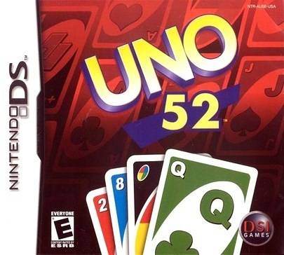Uno 52 (Nintendo DS) - Game Manual Only