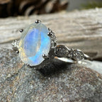 Diana Moonstone Promise Ring