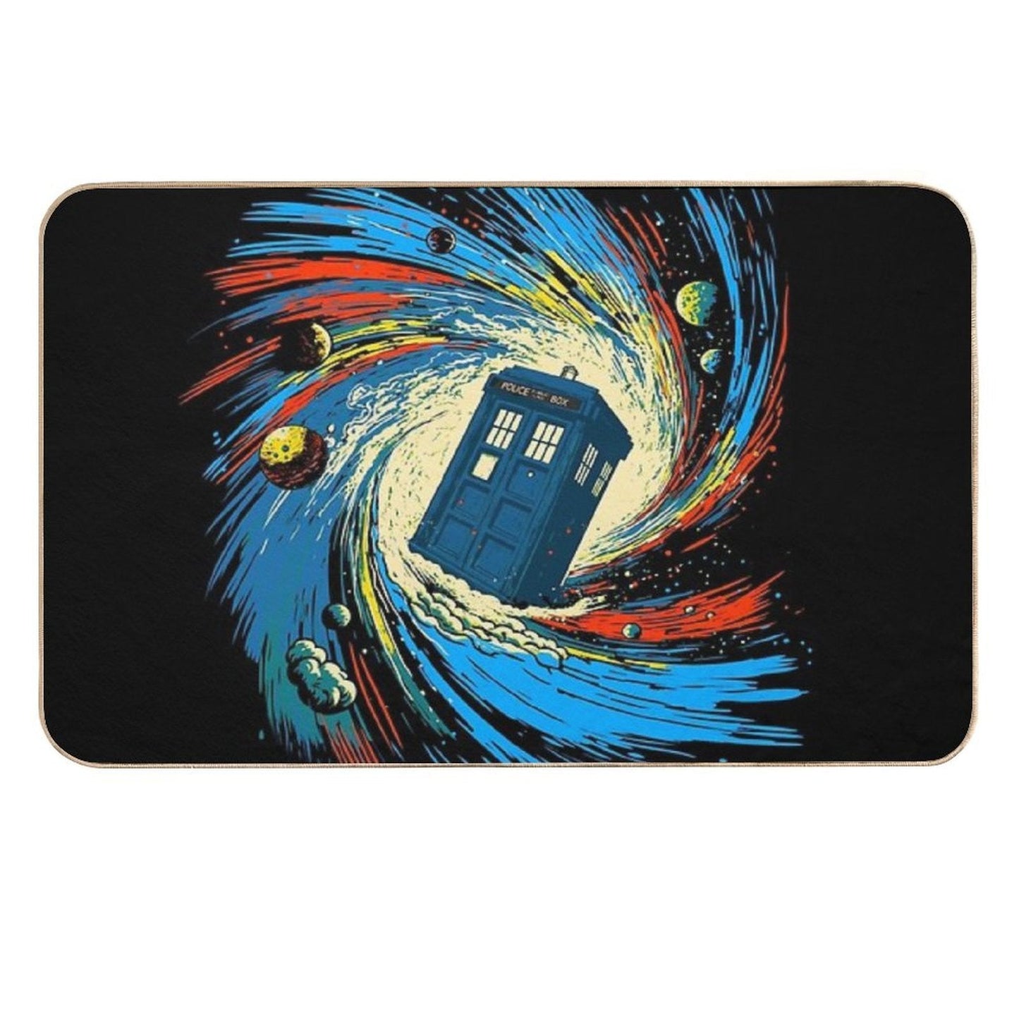 Space And Time Vortex  Multi-Purpose Bath Mat