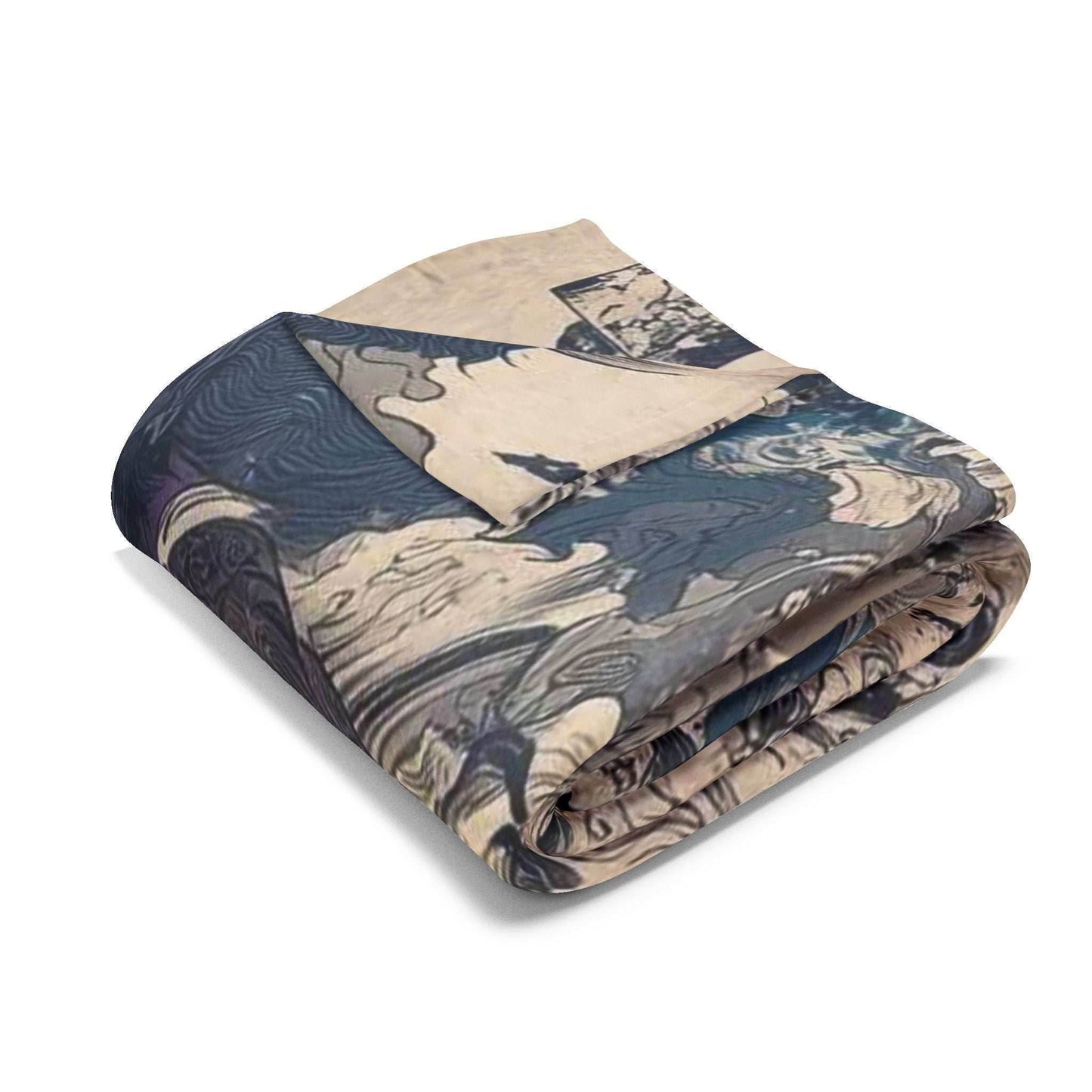 Artistic Fleece Blanket with Fantasy Design, Cozy Blanket for Home Decor, Unique Gift for Enthusiasts, Statement Piece, Perfect for [...] - 30'' × 40''