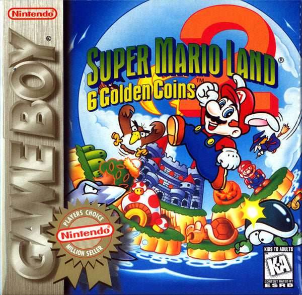 Super Mario Land 2: 6 Golden Coins [Player's Choice] (GameBoy) - Game Manual Only