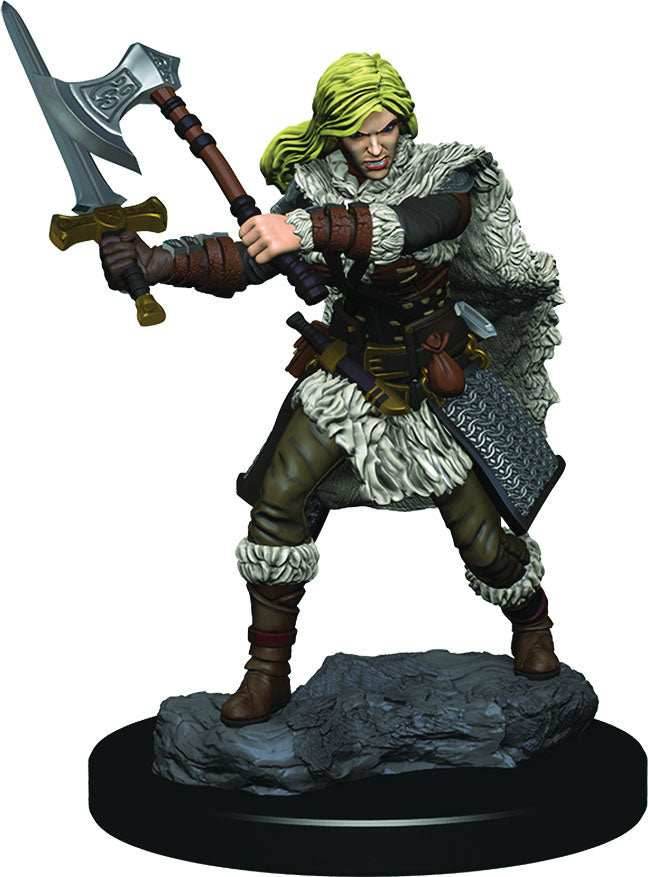 D&D: Icons of the Realms - Human Female Barbarian - 