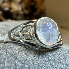 Daviana Moonstone Signet Ring