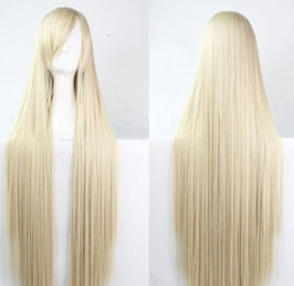 100cm Cosplay Straight Wig – Long Dyeable Party Wig | 18 Colors