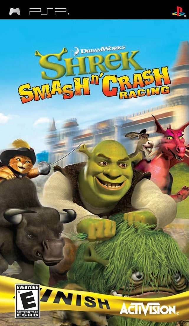 Shrek Smash and Crash Racing (PSP) - Game Manual Only