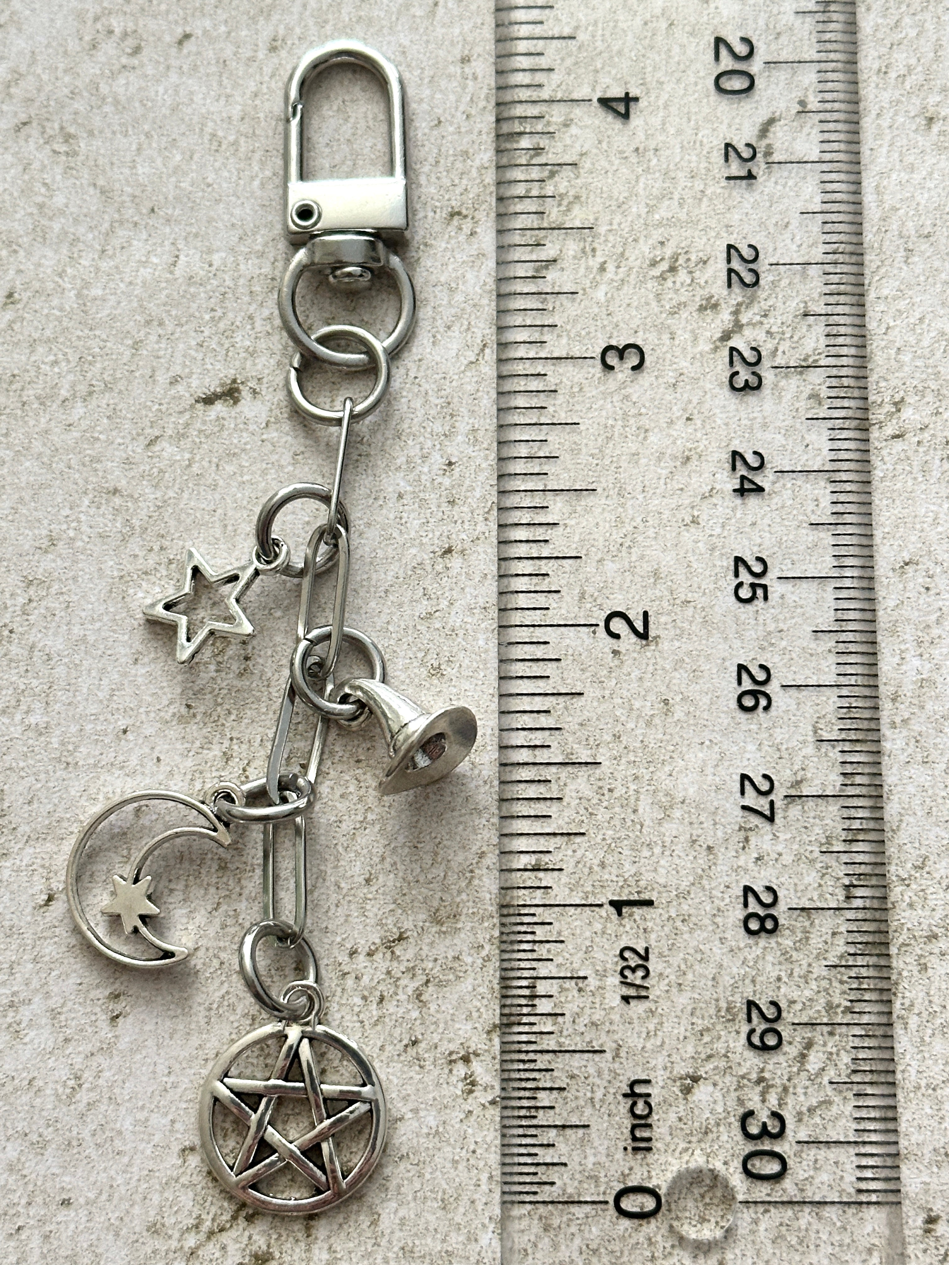 Witchy Bag Charm Keychain