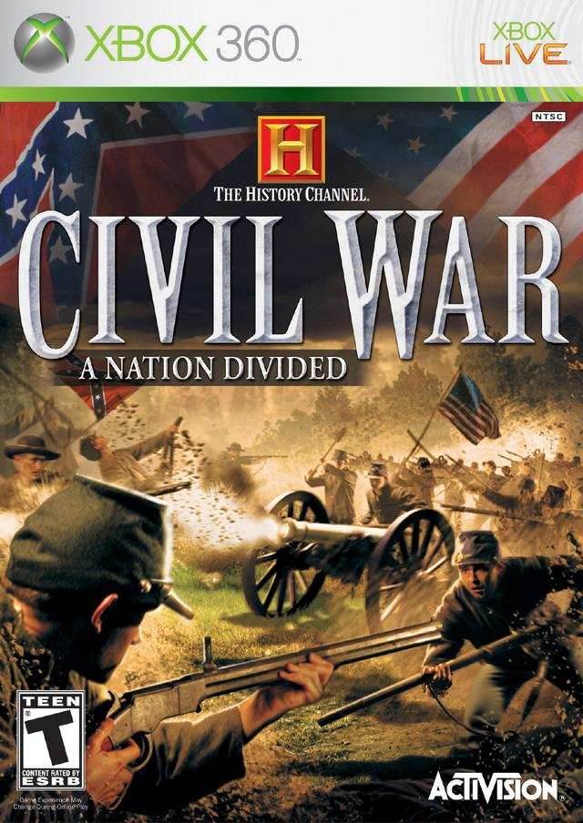The History Channel: Civil War - A Nation Divided (Xbox 360) - Game Manual Only