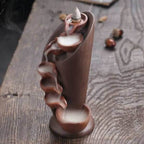 SpaceKeeper Waterfall Backflow Incense Burner - Blue