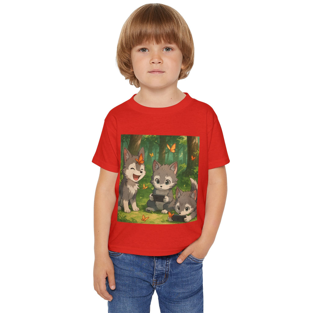 Little Xp wolf Gamer's toddler t-shirt