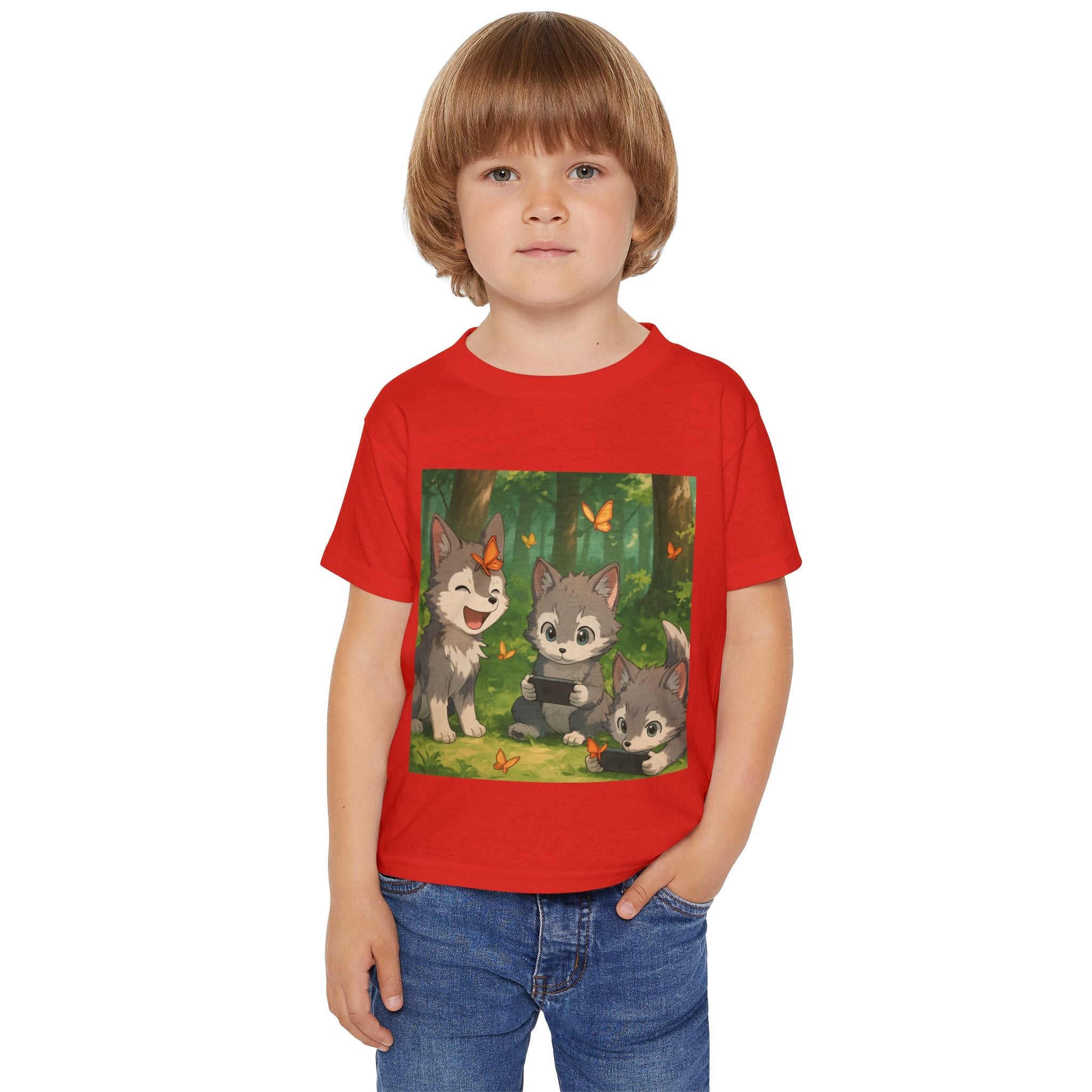 Little Xp wolf Gamer's toddler t-shirt