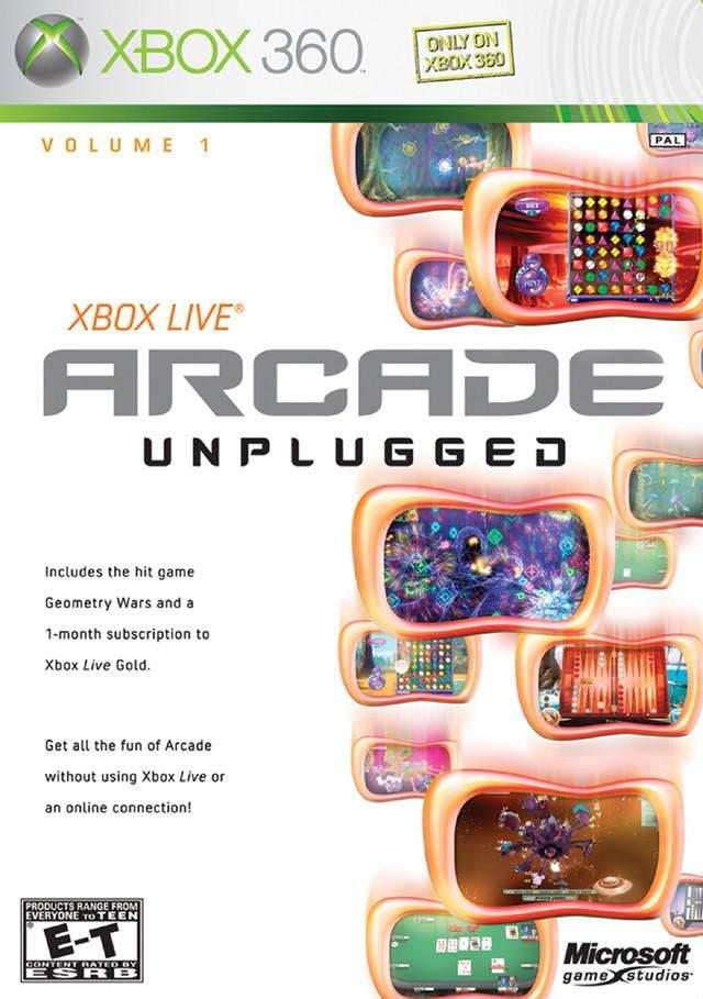 Xbox Live Arcade Unplugged Volume 1 (Xbox 360) - Game Manual Only