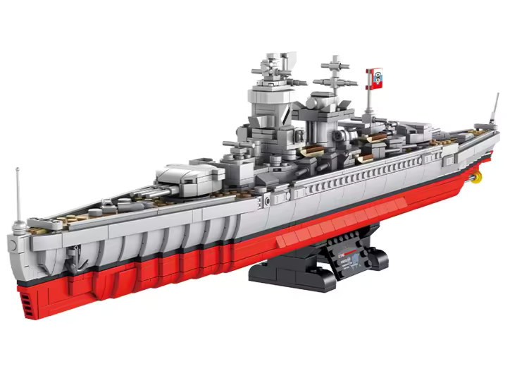 WWII Deutschland Class Battleship - Mil-Blox
