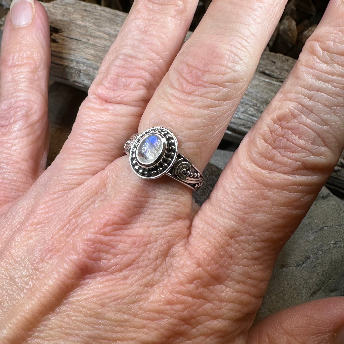 Galilah Celtic Moonstone Ring
