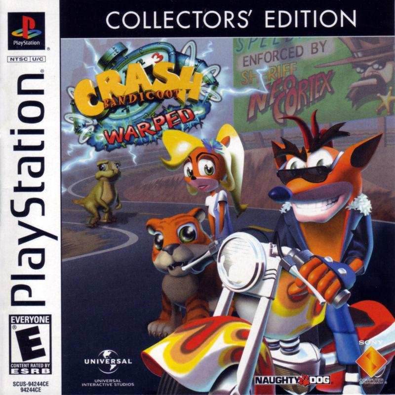 Crash Bandicoot Warped (Collectors Edition) (Playstation) - Game Manual Only