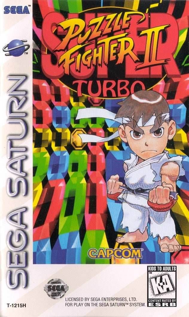 Super Puzzle Fighter II Turbo (Sega Saturn) - Game Manual Only