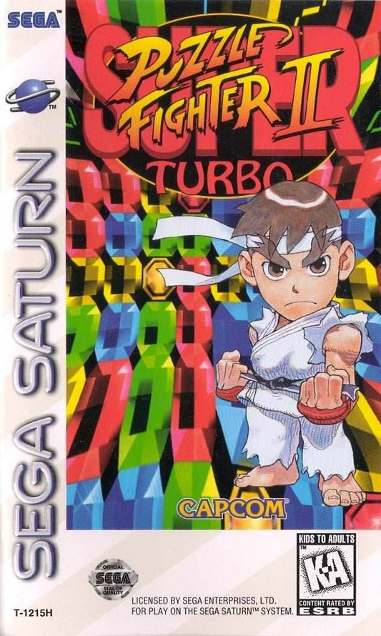 Super Puzzle Fighter II Turbo (Sega Saturn) - Game Manual Only