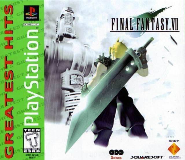 Final Fantasy VII (Greatest Hits) (Playstation) - Game Manual Only