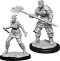 D&D: Nolzur's Marvelous Miniatures - Orc Barbarian Female - 
