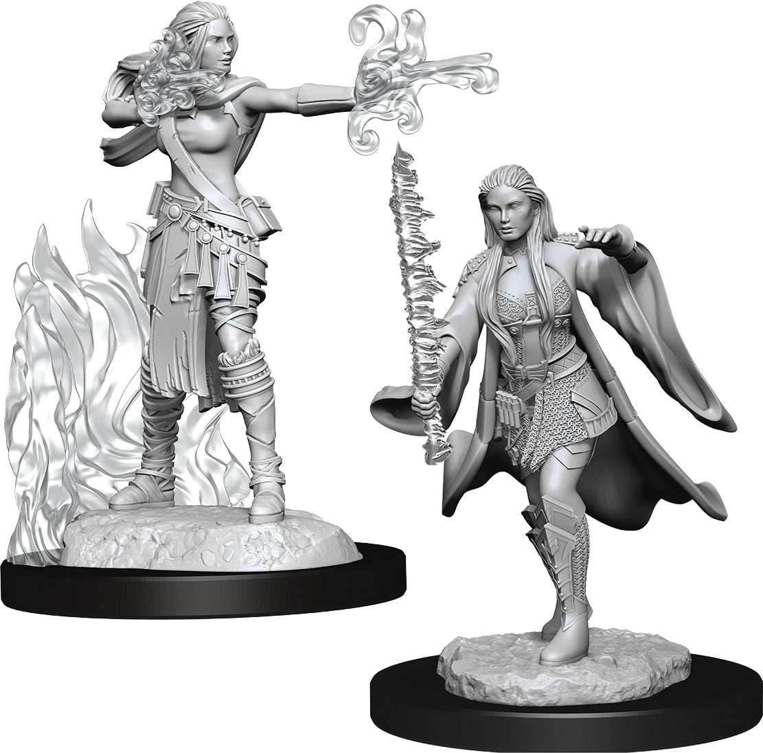 D&D: Nolzur's Marvelous Miniatures - Multiclass Warlock + Sorcerer Female - 