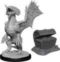 D&D: Nolzur's Marvelous Miniatures - Bronze Dragon Wyrmling & Pile of Sea found Treasure - 