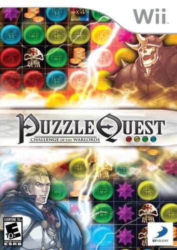 Puzzle Quest: Challenge of the Warlords (Wii) - Game Manual Only
