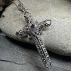 Open Weave Celtic Cross Necklace