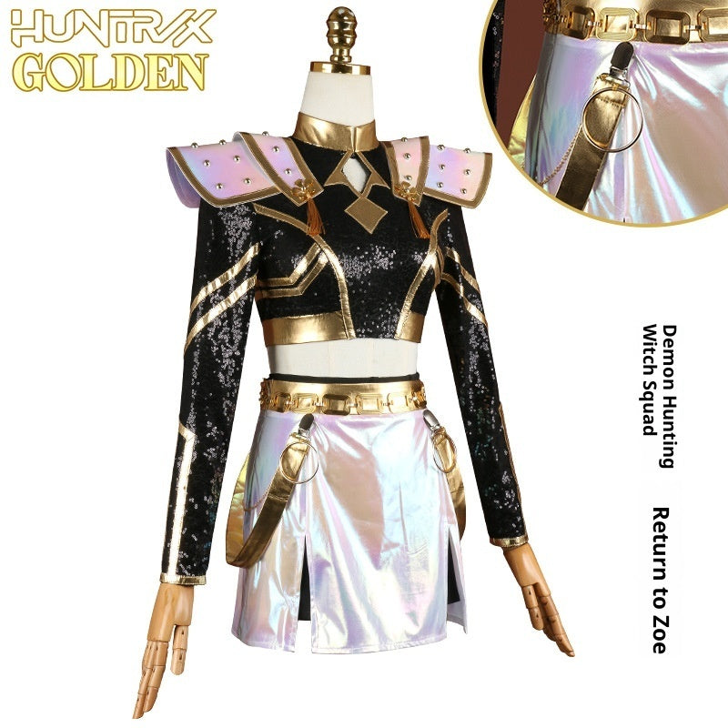 Kpop Witch Hunting Group Zoe Cos Costume