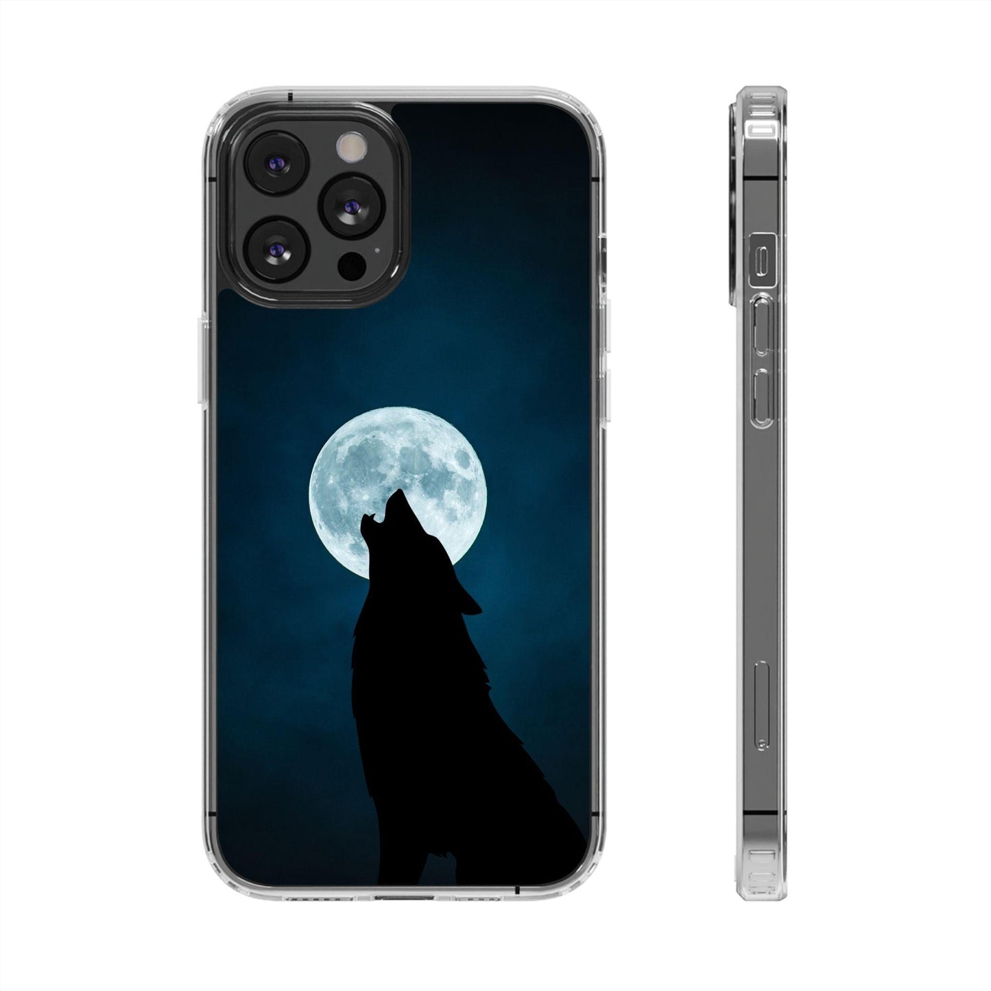 Full Moon and Wolf Clear Cases