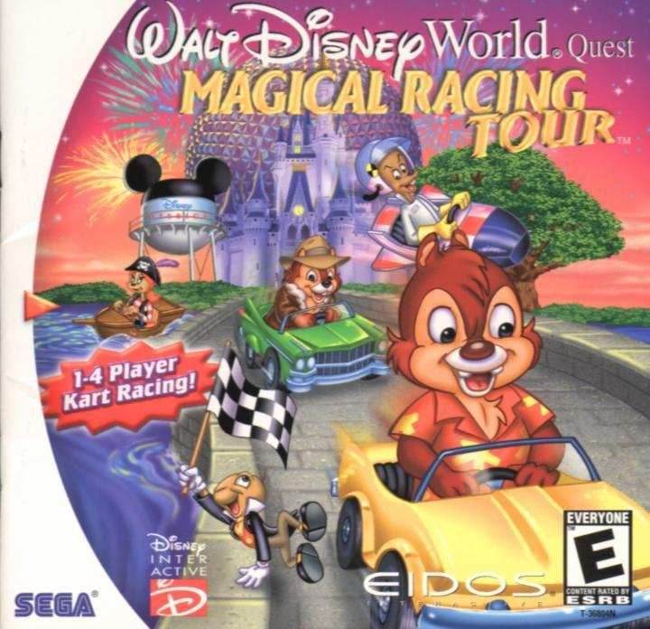Walt Disney World Quest: Magical Racing Tour (Sega Dreamcast) - Game Manual Only