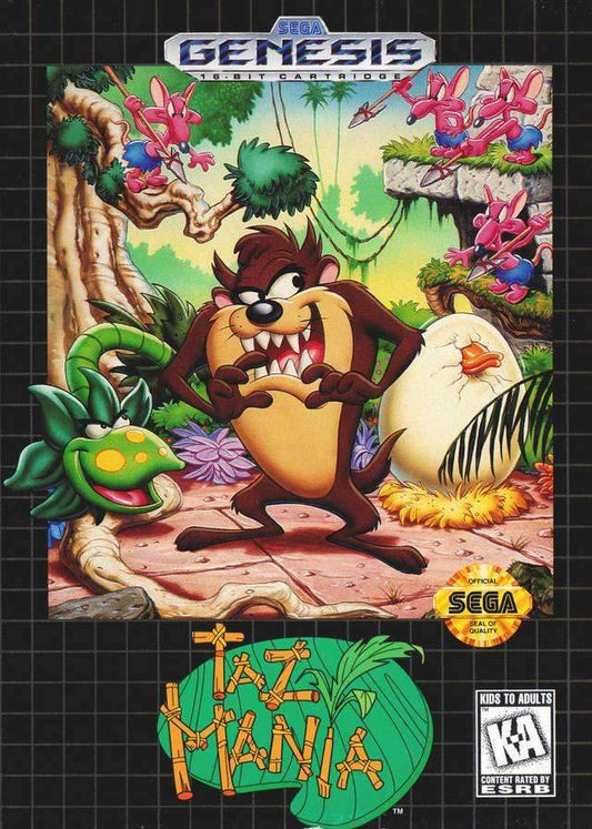 Taz-Mania (Sega Genesis) - Game Manual Only