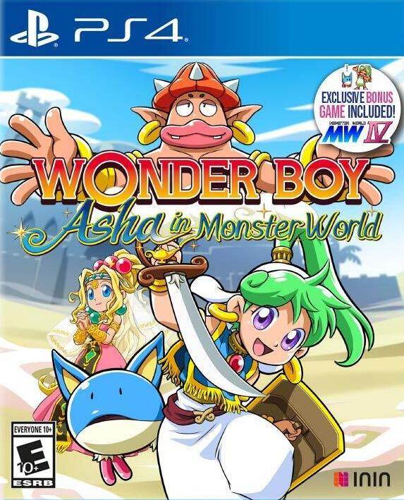 Wonder Boy: Asha in Monster World (Playstation 4) - Complete - Good