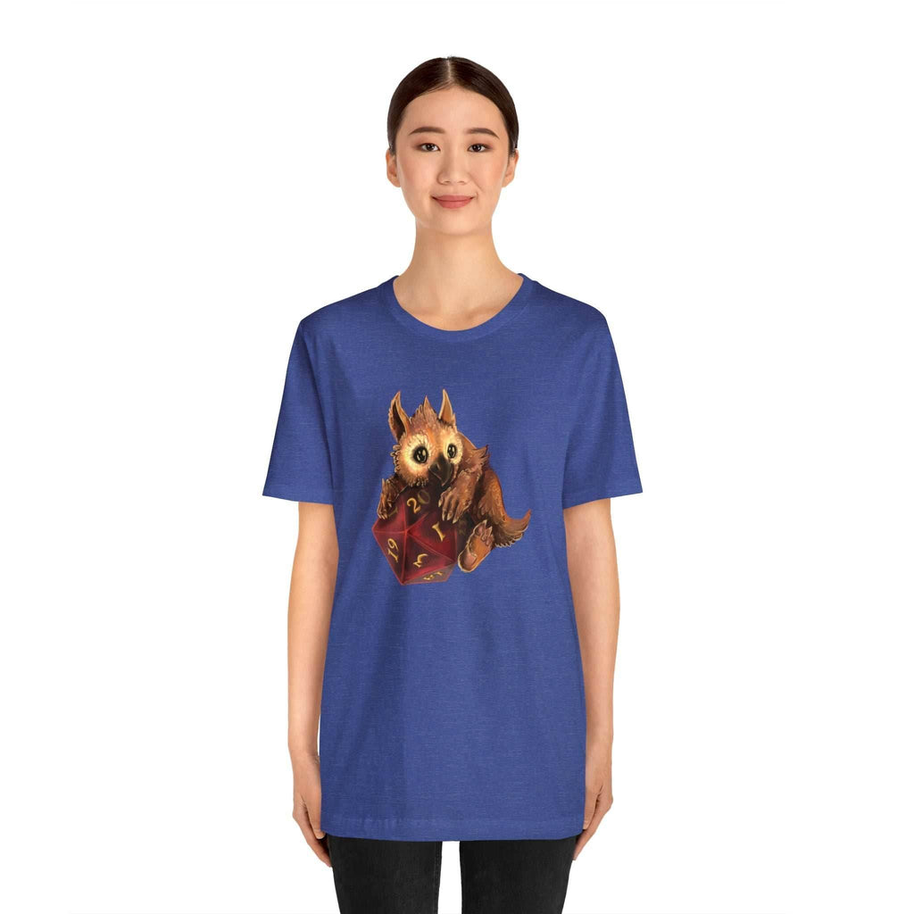 Owliver with High Variance D20 Short Sleeve Tee - Athletic Heather / S